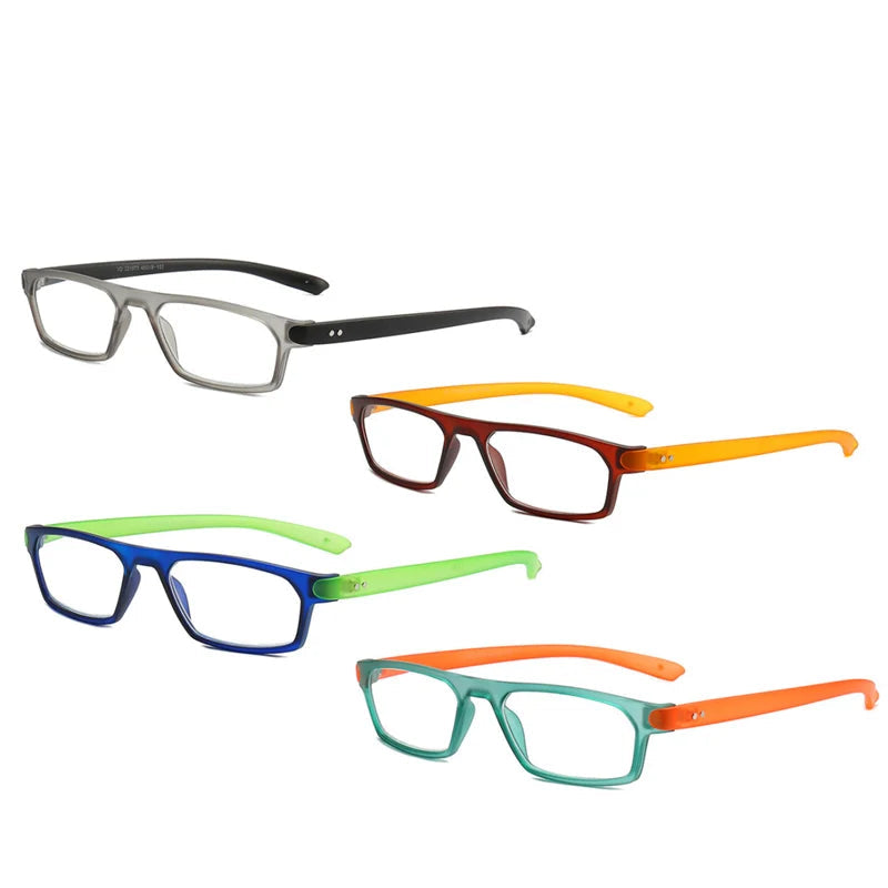Óculos de Leitura Rainbow com Hastes flexíveis e Grau - Conforto para a visão