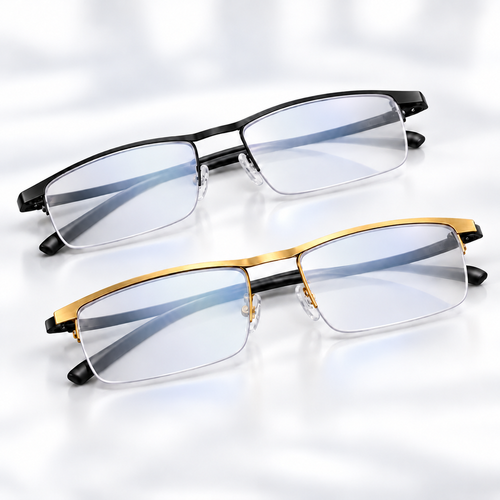 Óculos de Leitura Titânio Multifocal - Compre 1 LEVE 3