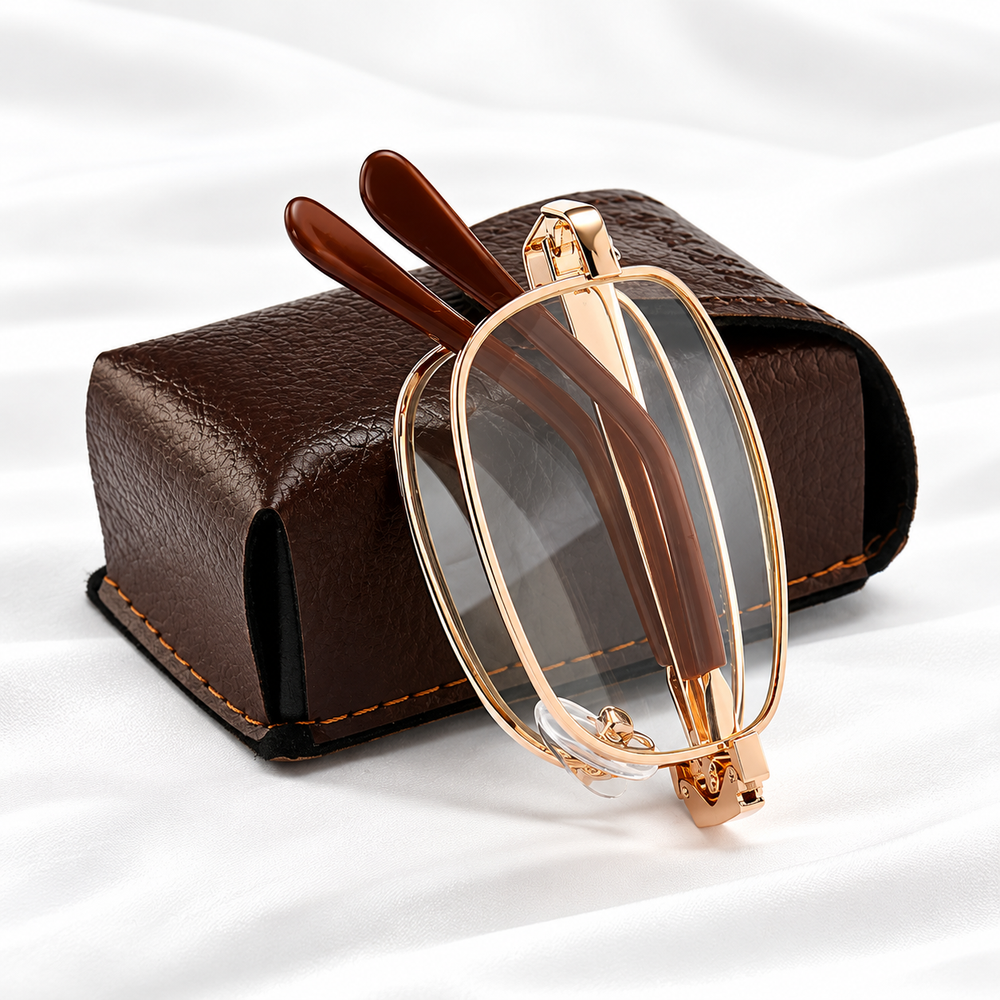 Óculos Dobrável de Leitura - SlimGlas Dourado