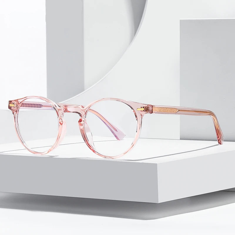 Óculos Redondo com Proteção de Luz Azul e Grau - Circou